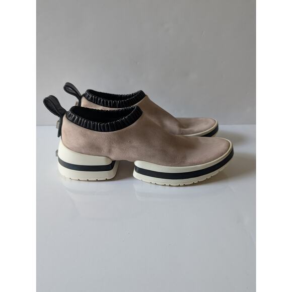 STUART WEITZMAN SW-612 Slip-On‎ Sock Sneaker Stone Tan Women's 8 - Picture 4 of 15